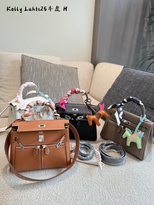 Hermes Lakis 25 Handbag: Silver Hardware, Full Set, Pristine Condition, Perfect Gift 1 Hermes Lakis 25 Handbag: Silver Hardware, Full Set, Pristine Condition, Perfect Gift