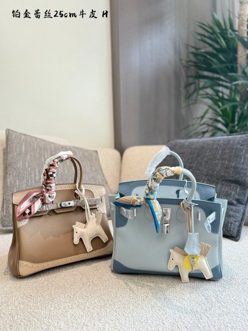 Elegant Hermes Ghillies 25cm Handbag: Lace Detailing, Luxurious Leather 1 Elegant Hermes Ghillies 25cm Handbag: Lace Detailing, Luxurious Leather