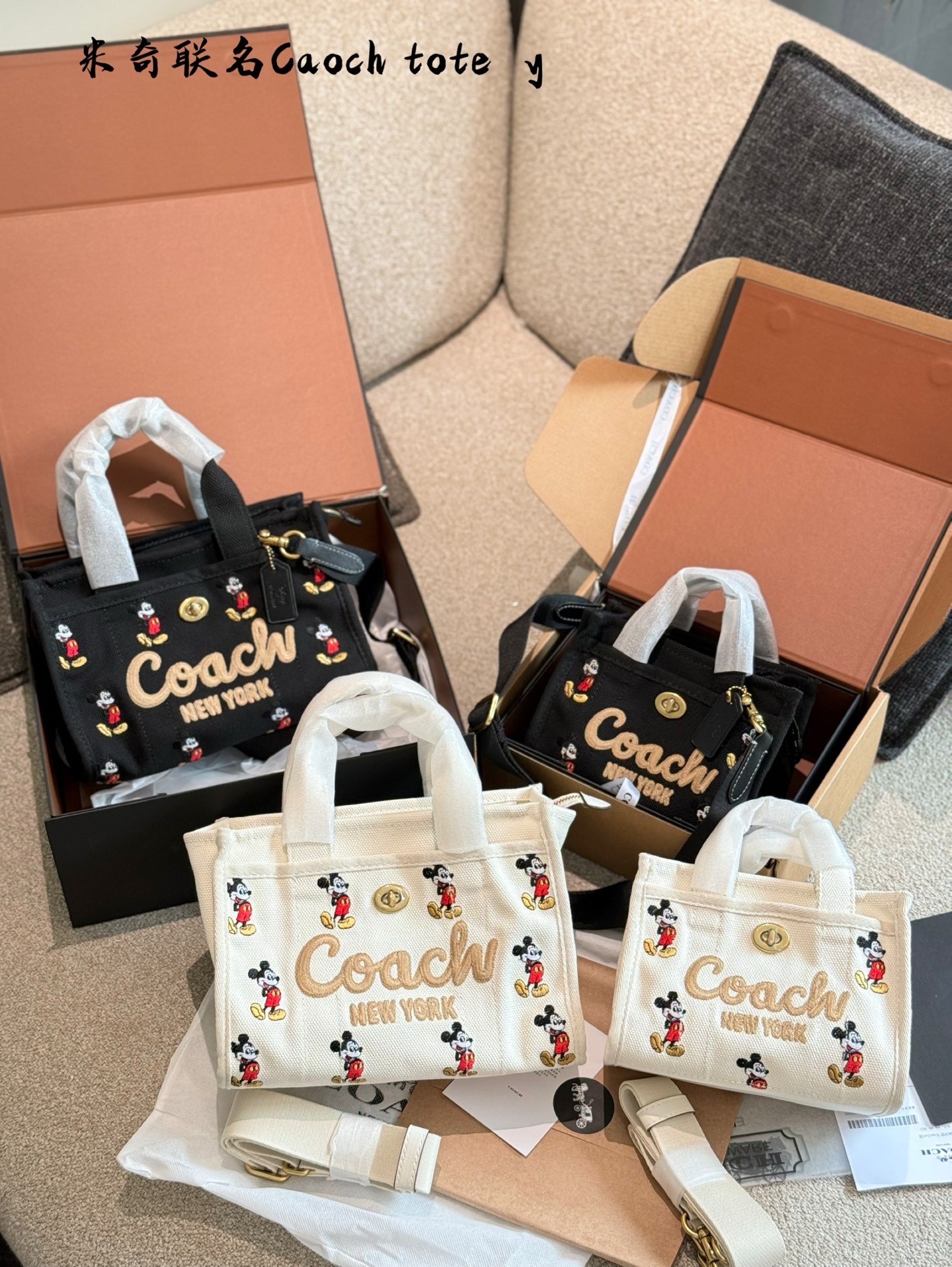 Colección Coach X Disney, ¿quién puede resistir al lindo Mickey! La colaboración de Coach y Mickey es genial, el materi…
