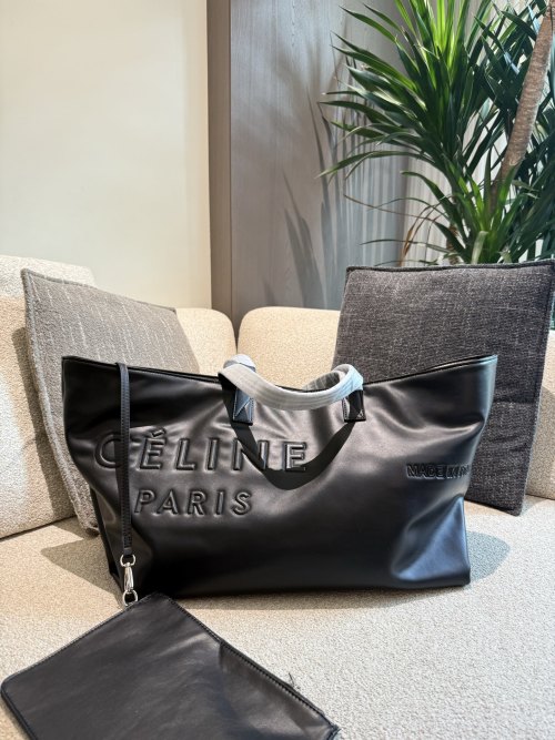 Celine Bolso de Compras Grande de Cuero Negro | Elegancia y Funcionalidad 15 Celine Bolso de Compras Grande de Cuero Negro | Elegancia y Funcionalidad