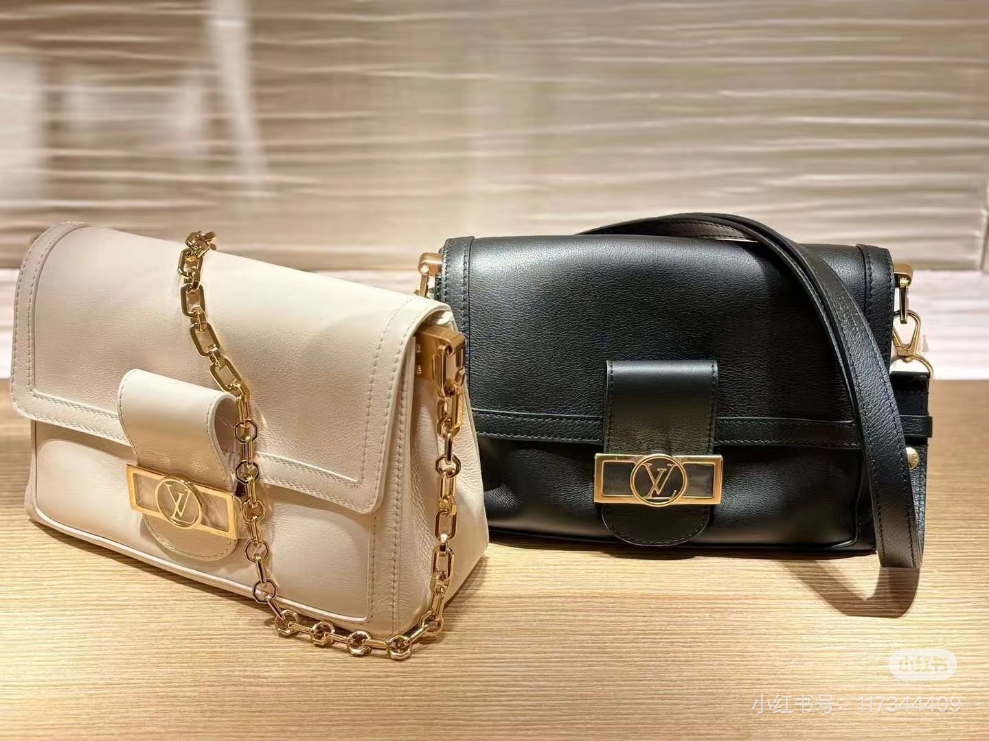 Louis Vuitton Dauphine Soft Bolso Mediano de Piel Negro con Cadena Desmontable 3 i1755002785850 2317 0 1