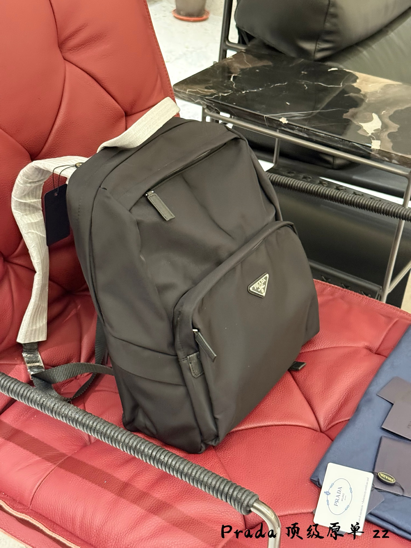 PRADA bag Prada nylon backpack — photo 6