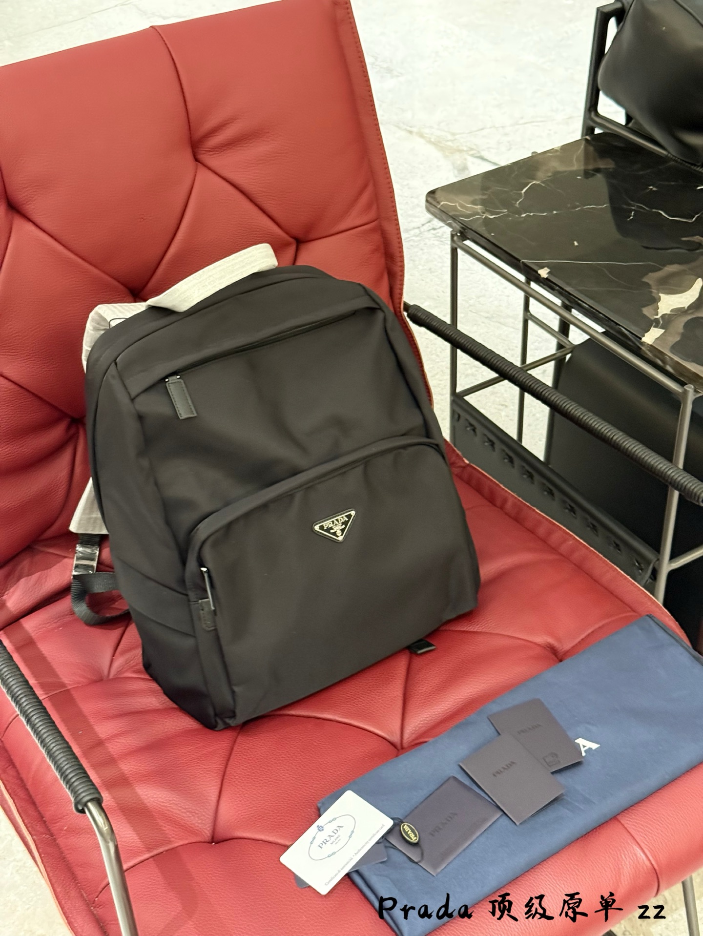 PRADA bag Prada nylon backpack — photo 7