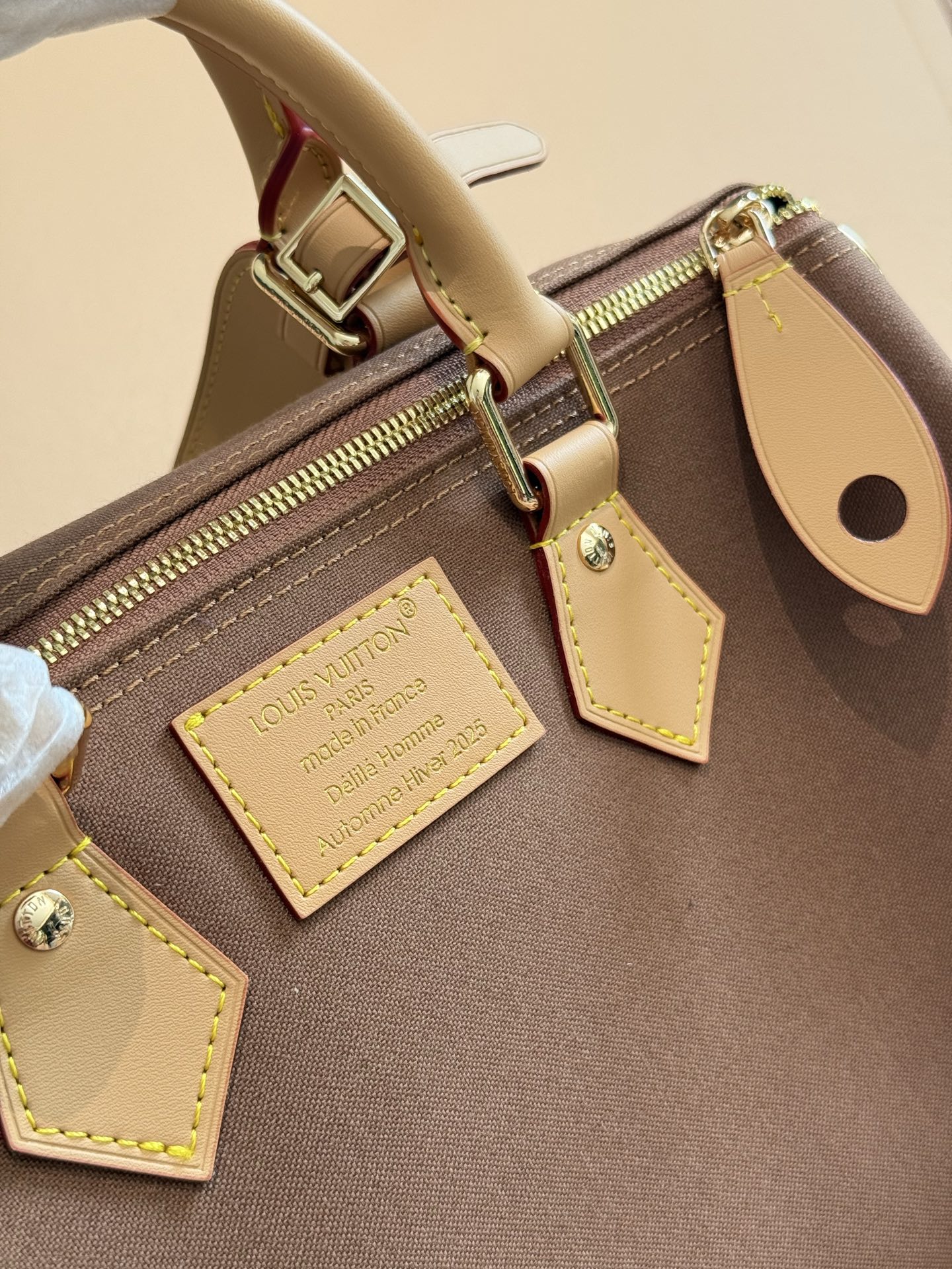 Louis Vuitton x Pharrell x Nigo Bolso Speedy con Detalles Bordados, 30 cm 9 i1755691663134 4620 0 7