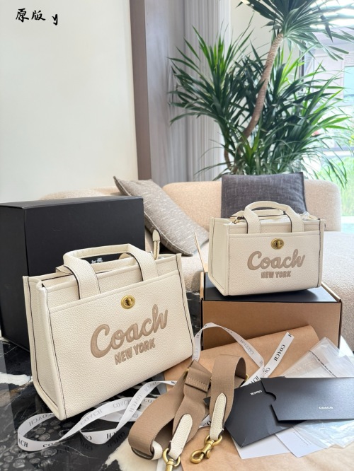 Coach Cargo Tote Bag, Available in Two Sizes, Perfect for All Black Outfits 1 Coach Cargo Tote Bag, Available in Two Sizes, Perfect for All Black Outfits