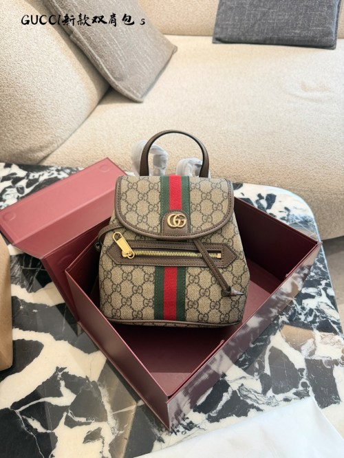 Gucci Ophidia Mini Backpack - Supreme Canvas, Red/Green Web, Compact & Stylish 1 Gucci Ophidia Mini Backpack – Supreme Canvas, Red/Green Web, Compact & Stylish