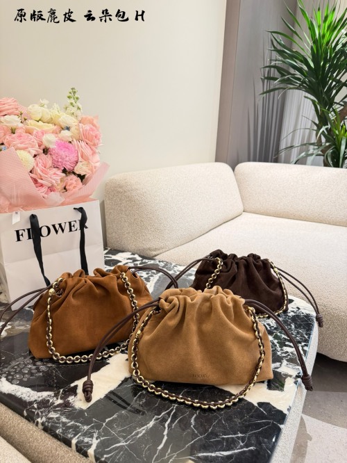 Loewe Flamenco Caramel Brown Nappa Leather & Suede Bucket Bag, 26cm 1 Loewe Flamenco Caramel Brown Nappa Leather & Suede Bucket Bag, 26cm
