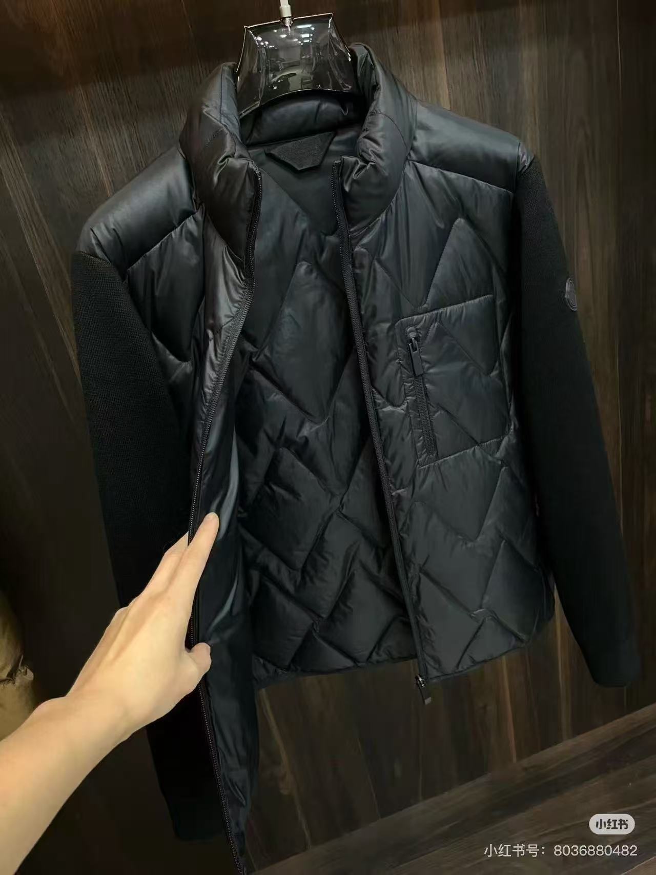 Mo...ncler 2024 Nueva chaqueta de plumas de otoño/invierno 🌴🔥 Mont...clair nuevo diseño de cuello alto, tejido de nai…
