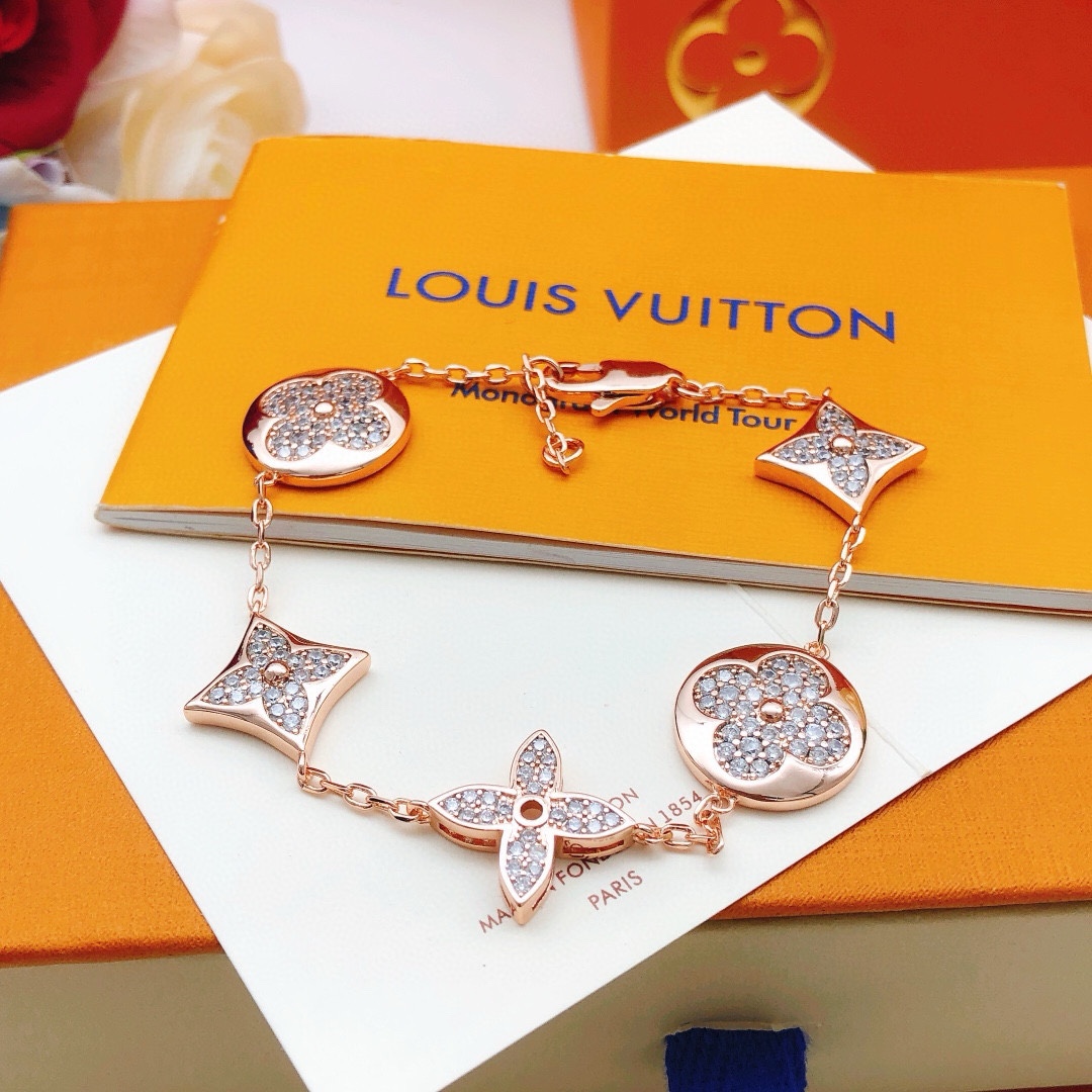 Louis Vuitton Rose Gold-Tone Blossom Bracelet - Comprehensive 5