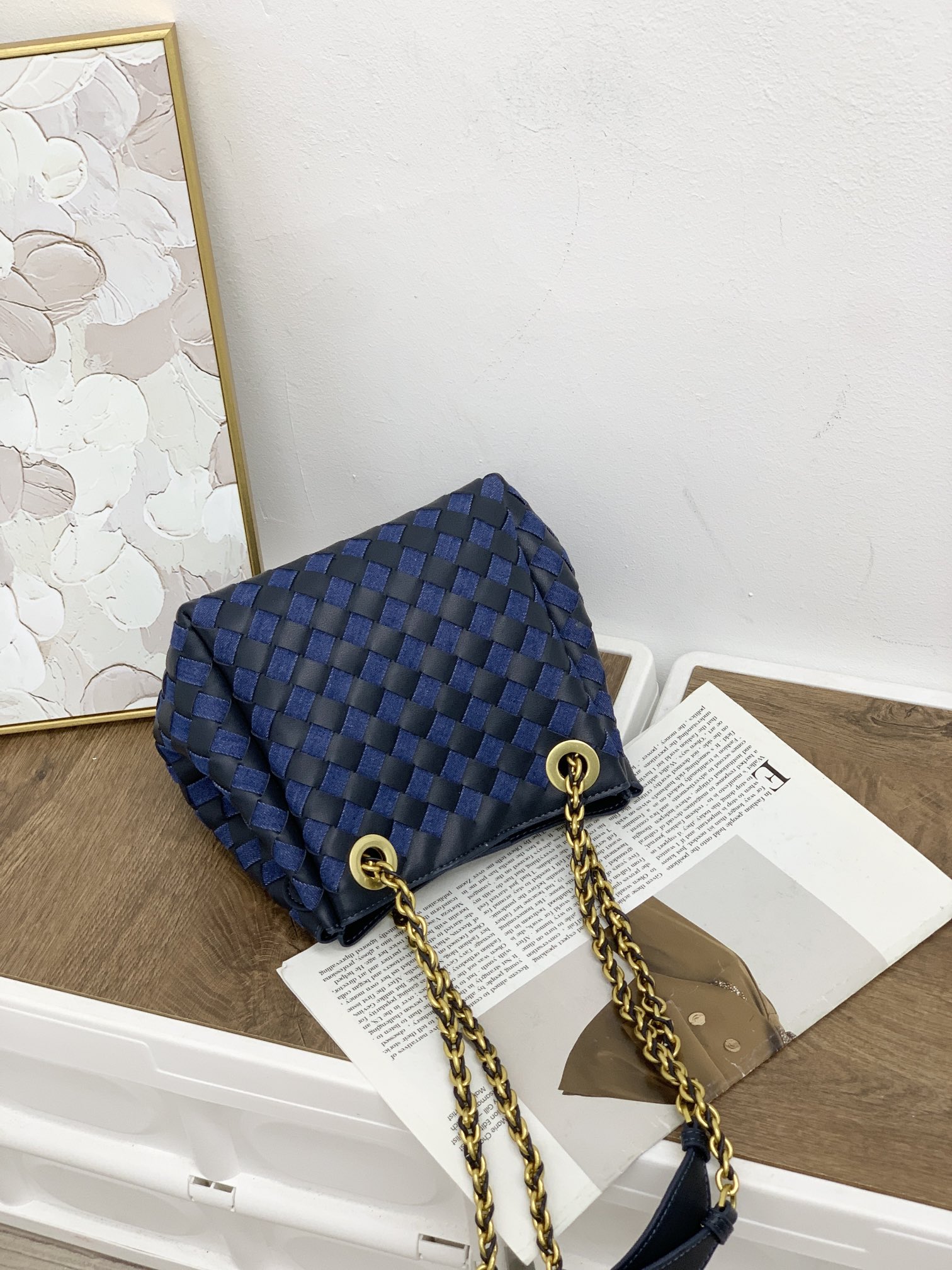 🌿2025早春链条⛓️降落伞-深邃蓝
#降落伞链条款增加了另一种“知性高贵”的美感💐，链条可以调节不一样