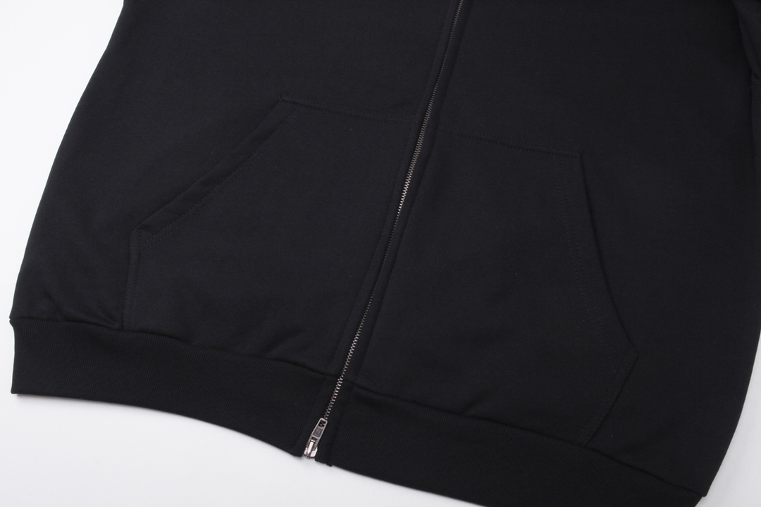 Balenciaga Paris 2024 Anti-Alias Big Logo Hoodie with Zipper: Review and Details - 图片 6