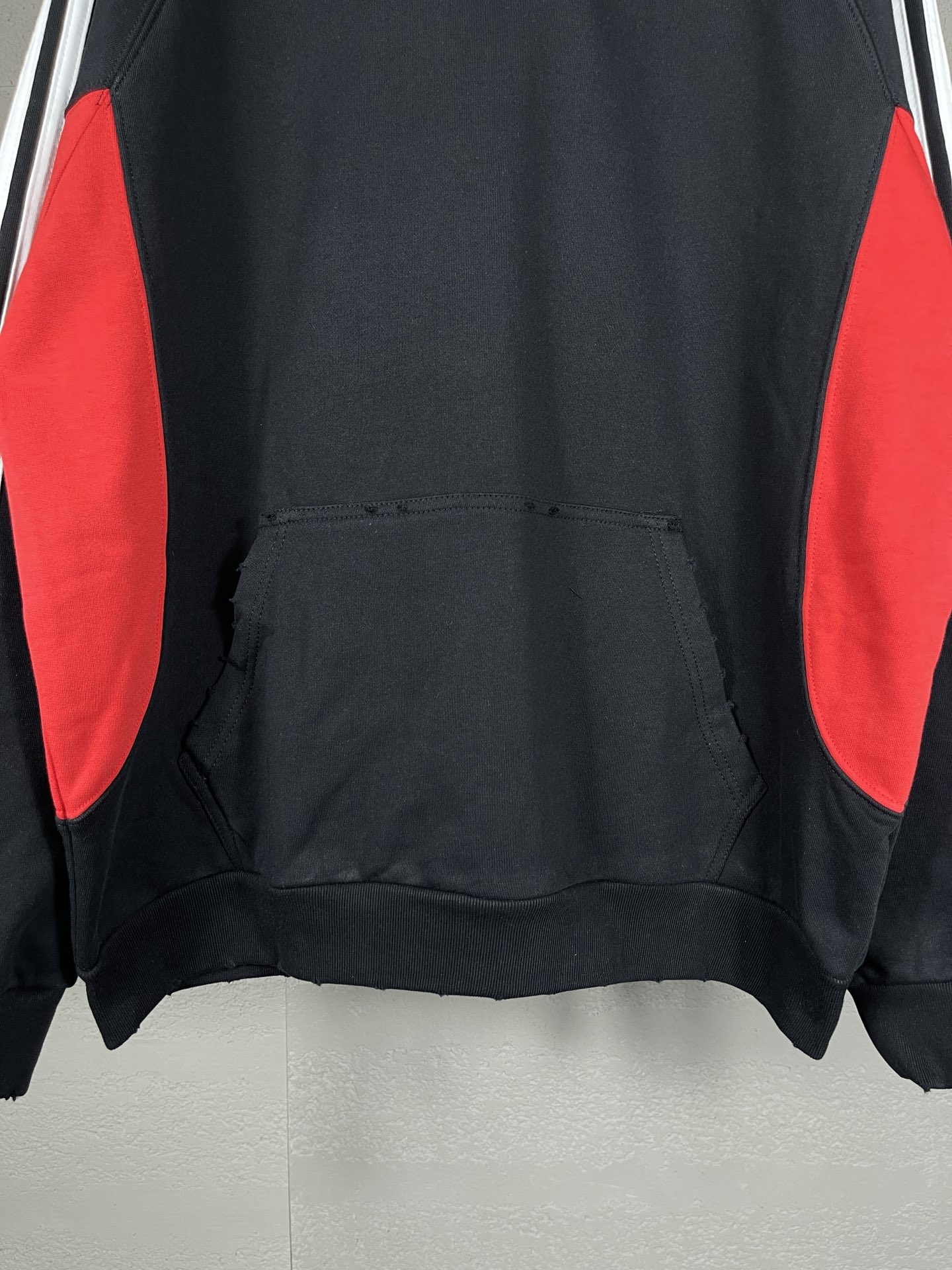 High-Quality BALENCI*GA Paris Hoodie with Adidas Logo Embroidery, Black, XS-1L - 图片 8