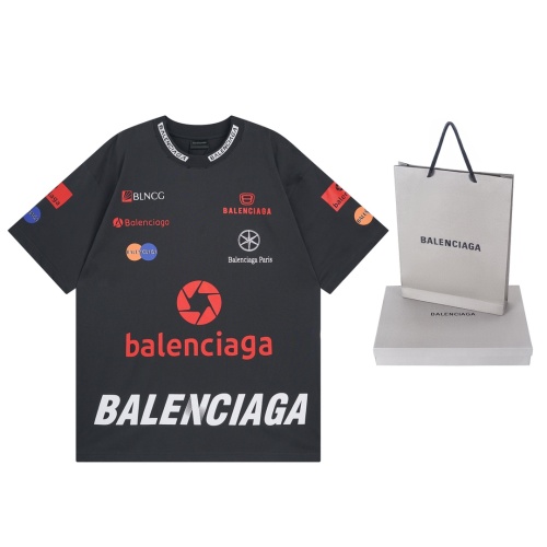 Balenciaga Camiseta de Algodón con Estampado Logo Vintage para Hombre y Mujer 15 Balenciaga Camiseta de Algodón con Estampado Logo Vintage para Hombre y Mujer
