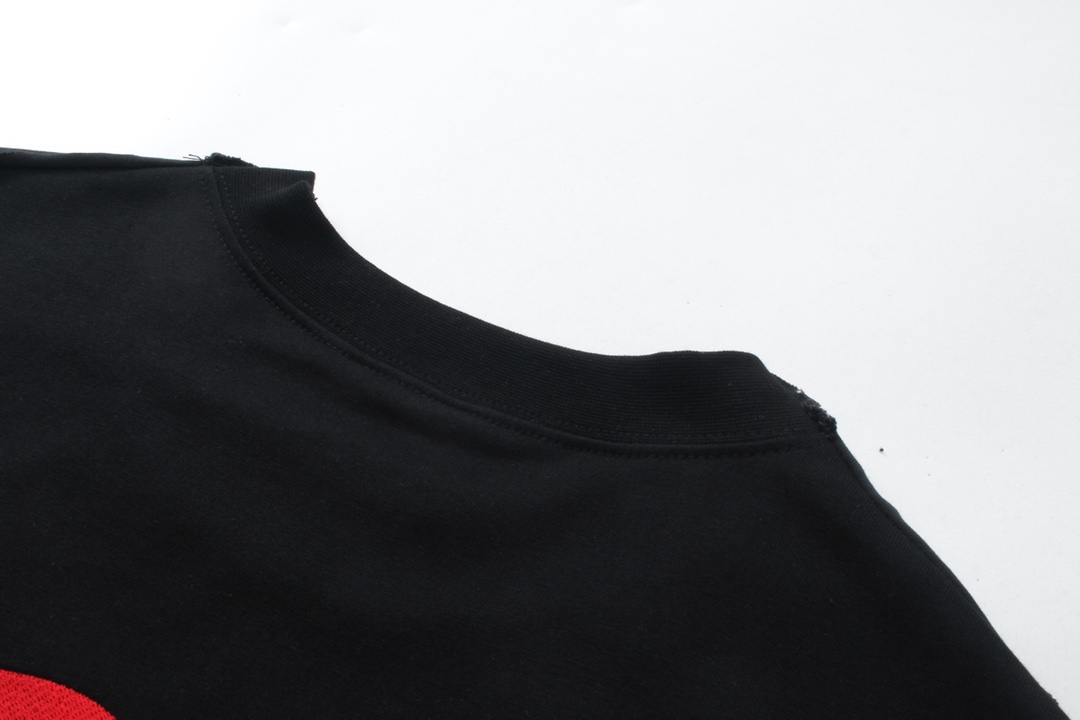 Balenciaga 24ss Camiseta Clásica con Logotipo Bordado y Estampado AB 8 i1714566661 6700 5