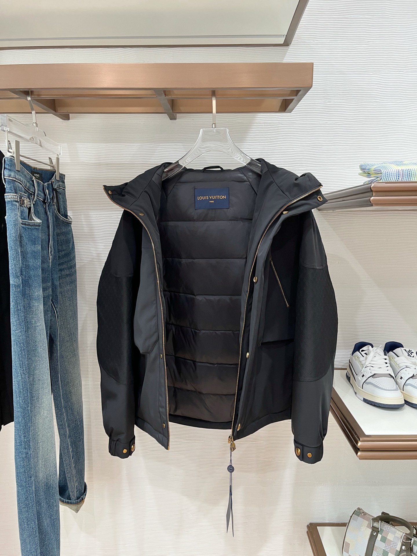 Louis Vuitton Black Down Padded Jacket with Hood Winter Fall 2025 Collection 6 i1759148857216 4189 0 8
