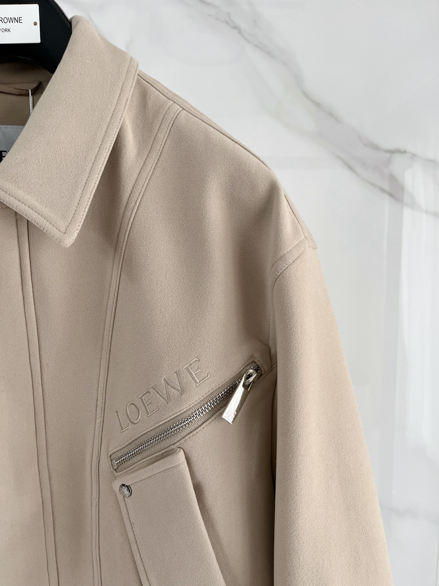 上新 罗意威 官网同款，三标齐全！2025秋冬新款男士夹克外套，时尚休闲高端版本！专柜定制面料 透气舒适