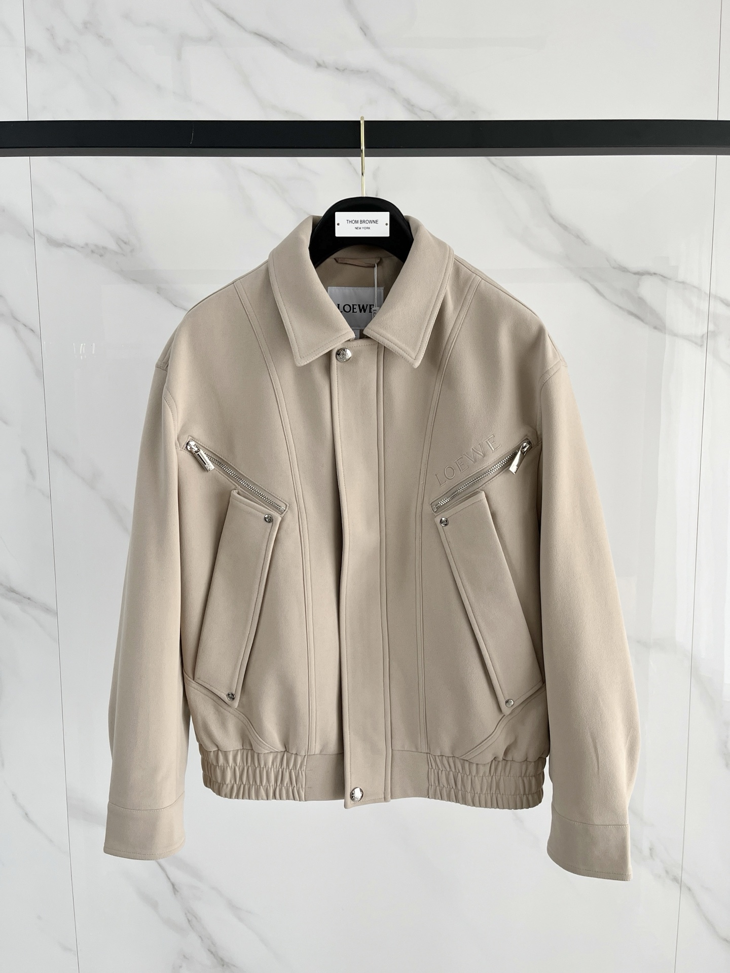 上新 罗意威 官网同款，三标齐全！2025秋冬新款男士夹克外套，时尚休闲高端版本！专柜定制面料 透气舒适