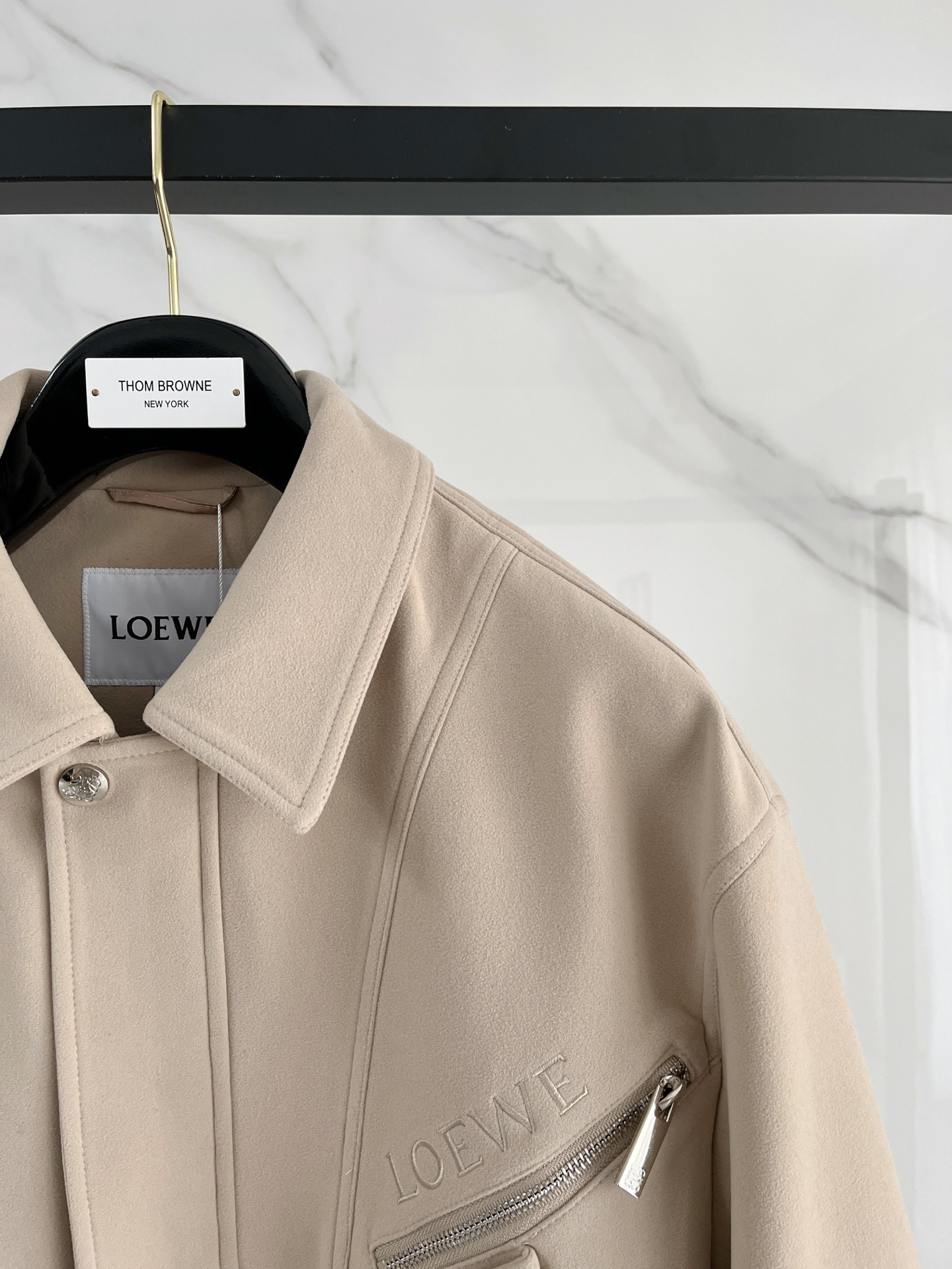 上新 罗意威 官网同款，三标齐全！2025秋冬新款男士夹克外套，时尚休闲高端版本！专柜定制面料 透气舒适