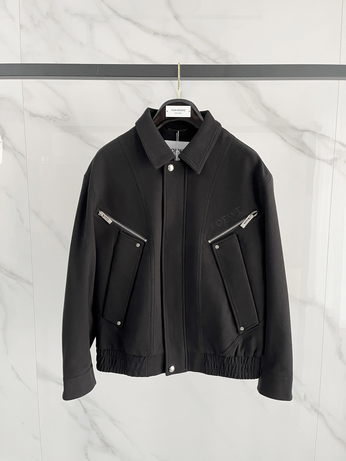 上新 罗意威 官网同款，三标齐全！2025秋冬新款男士夹克外套，时尚休闲高端版本！专柜定制面料 透气舒适