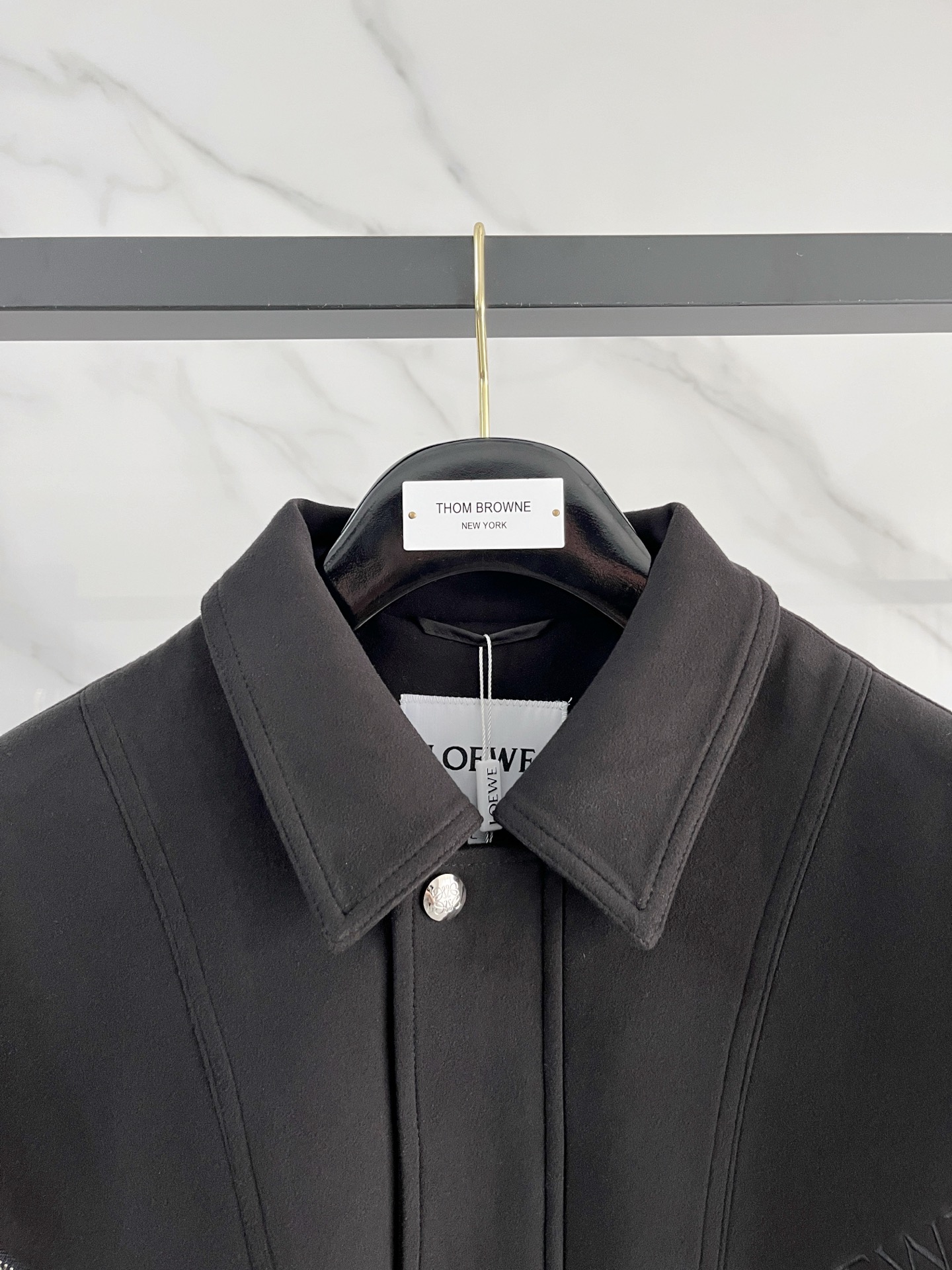 上新 罗意威 官网同款，三标齐全！2025秋冬新款男士夹克外套，时尚休闲高端版本！专柜定制面料 透气舒适