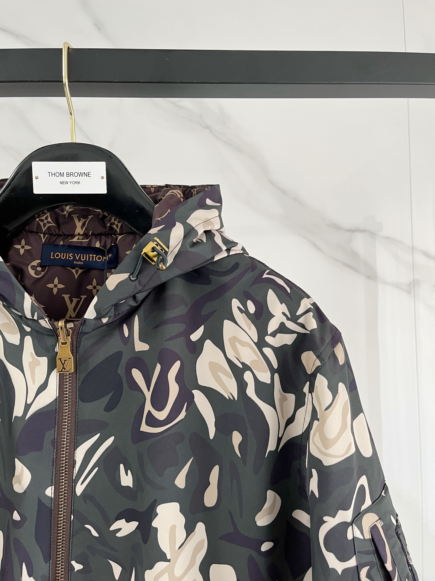 加棉lv 官网同款，三标齐全！2025秋冬新款男士夹克外套，时尚休闲高端版本！专柜定制面料 透气舒适度高