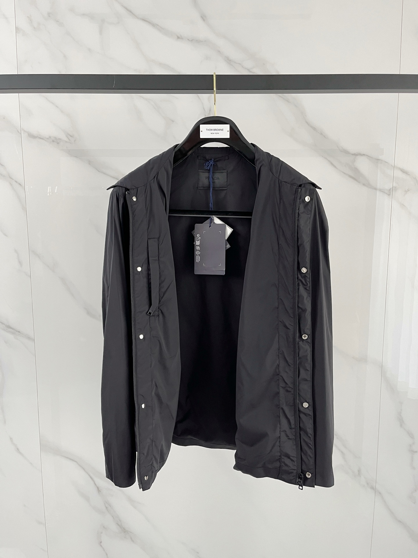 PA家族男士商务翻领衬衣款外套，台湾意比贸易商行货，25年早春新品，高端意大利代工出品，官方经典王牌单品