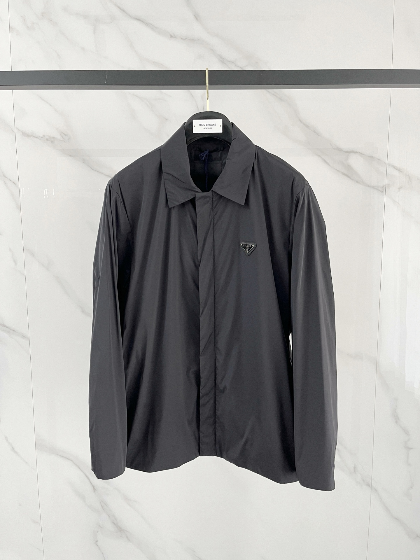 PA家族男士商务翻领衬衣款外套，台湾意比贸易商行货，25年早春新品，高端意大利代工出品，官方经典王牌单品