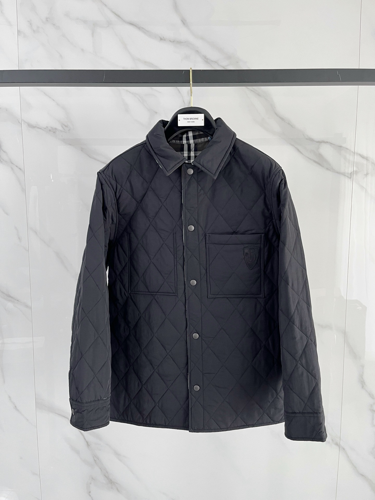 NO:684783,.BBR 2025 autumn and winter new classic plaid double-sided lapel cotton coat, size 48-56,,19860909.BBR 2025秋冬新款经典格子双面翻领棉衣 码数48-56,,,Men's clothing