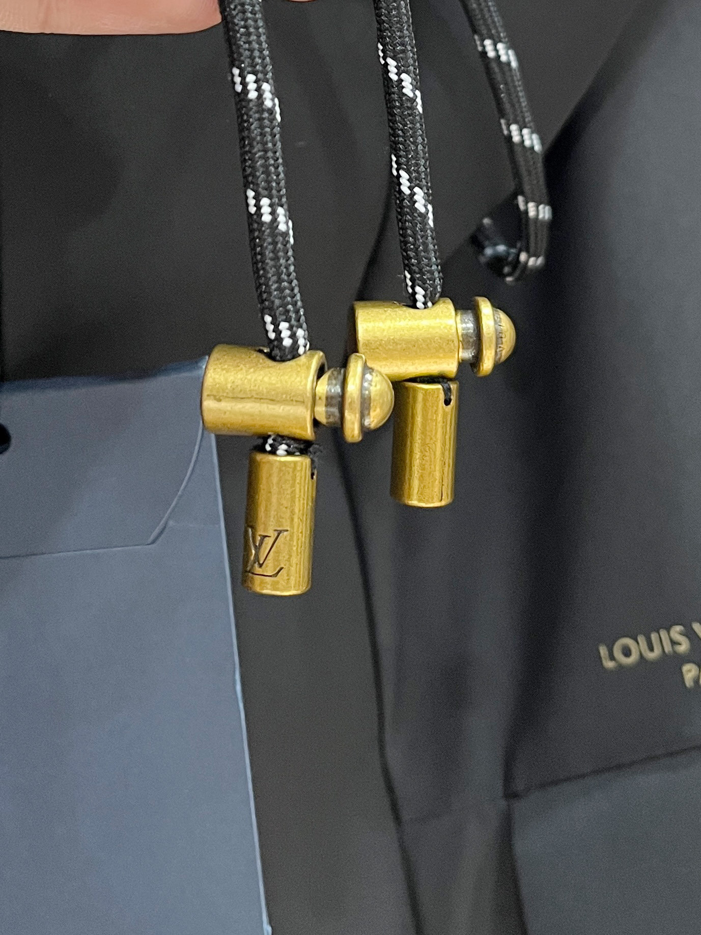 。 Louis Vuitton 驴家# 25秋冬时尚连帽夹克羽绒内冲100g-90白鸭绒，轻薄有型，上身