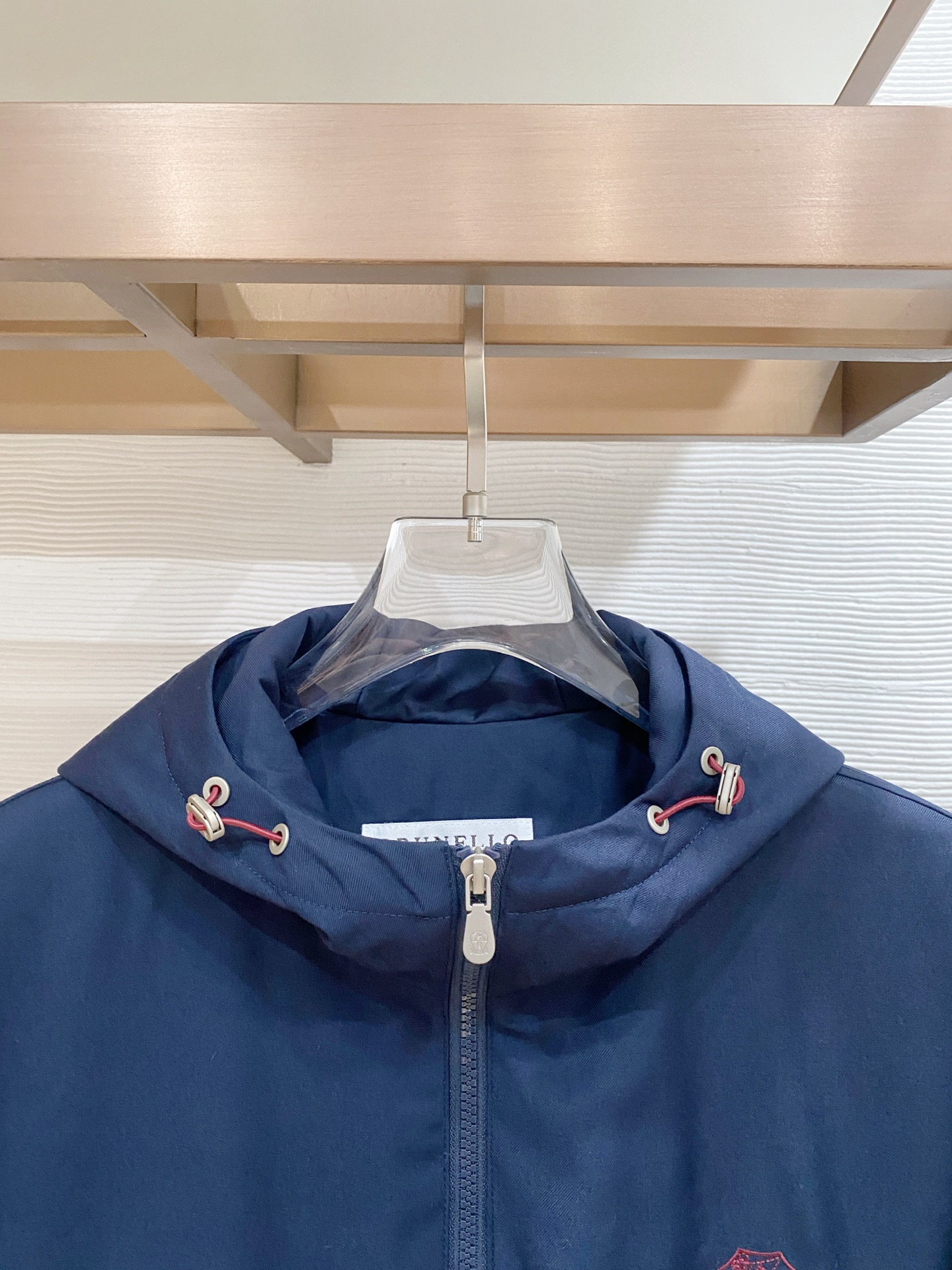 。 Brunello Cucinelli/布鲁内洛·库奇内利 25秋冬时尚连帽夹克羽绒内冲80g-90白