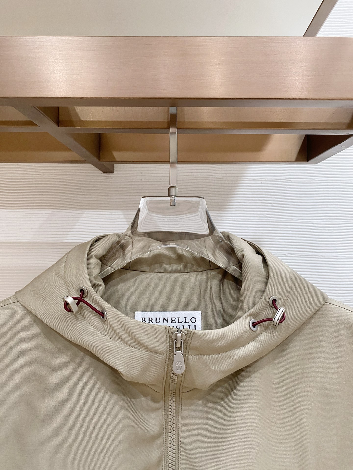 。Brunello Cucinelli/布鲁内洛·库奇内利 25秋冬时尚连帽夹克羽绒内冲80g-90白鹅