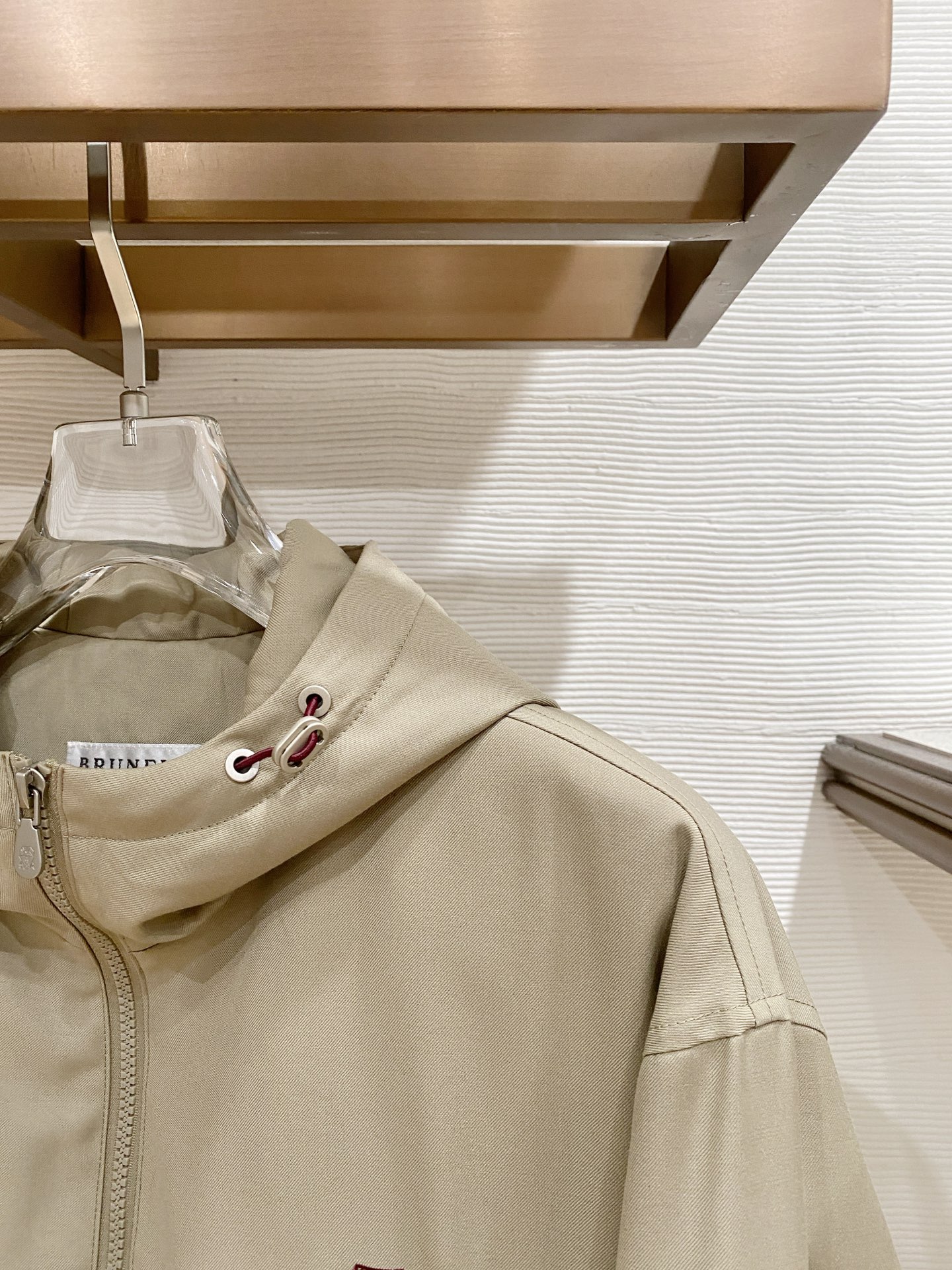 。Brunello Cucinelli/布鲁内洛·库奇内利 25秋冬时尚连帽夹克羽绒内冲80g-90白鹅