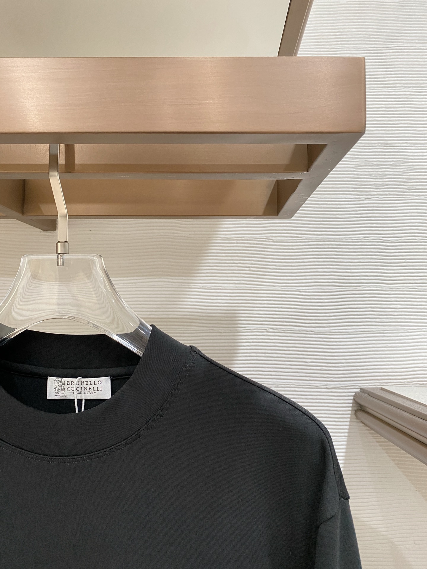 BC 精品打底衫 贸易公司订单 25SS 秋冬新款意式轻奢男士休闲长袖打底衫长袖 T恤 卫衣平整的抗皱性