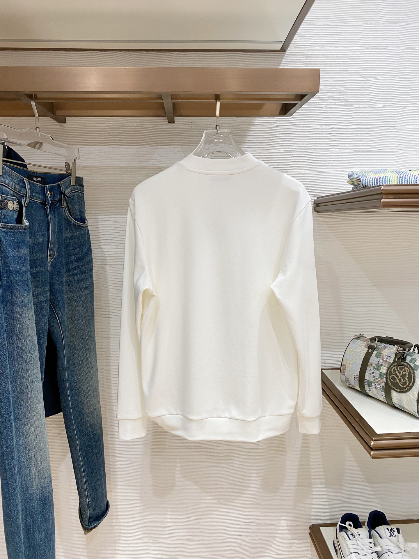 BC 精品打底衫 贸易公司订单 25SS 秋冬新款意式轻奢男士休闲长袖打底衫长袖 T恤 卫衣平整的抗皱性