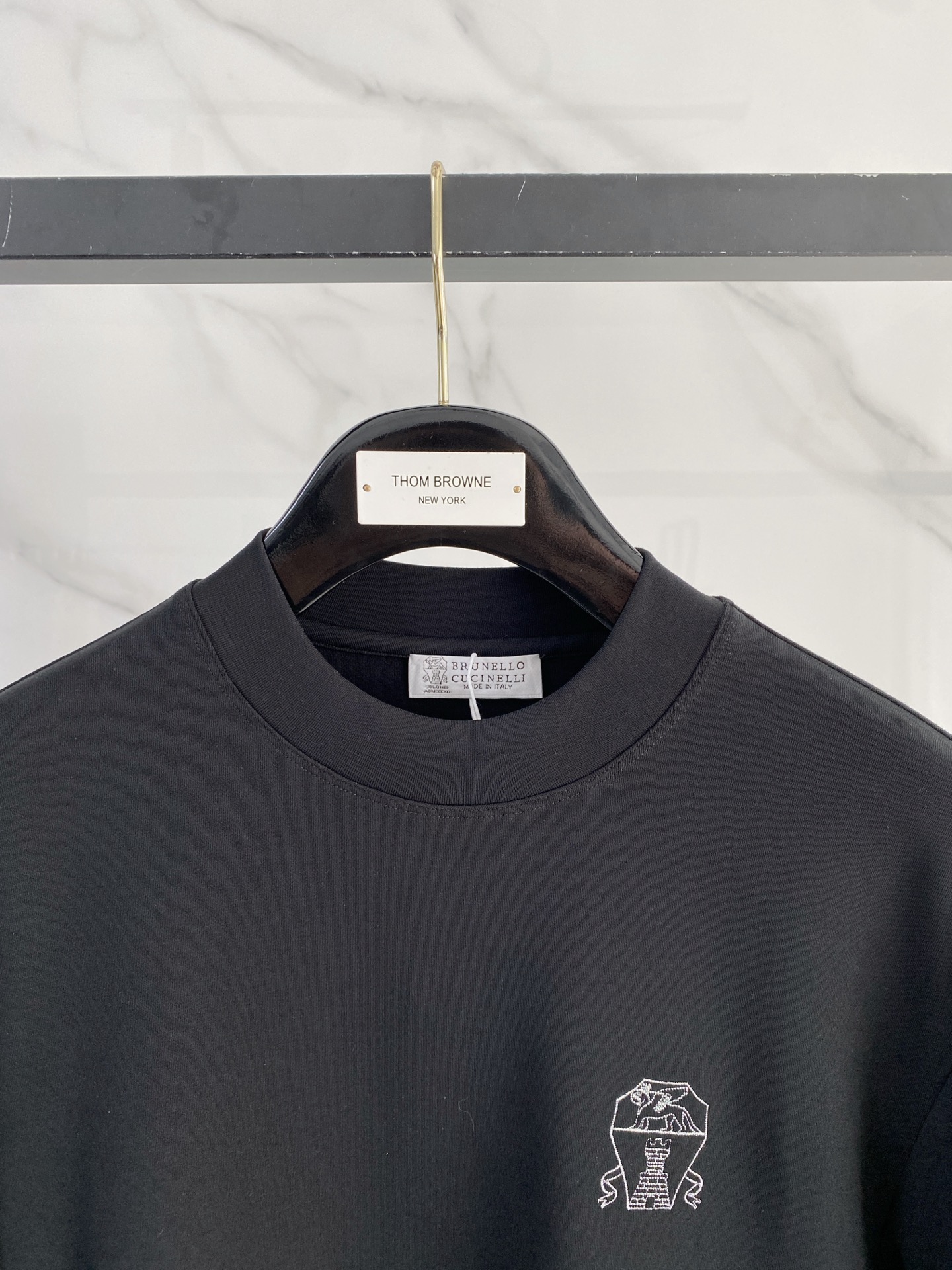 BC 精品打底衫 贸易公司订单 25SS 秋冬新款意式轻奢男士休闲长袖打底衫长袖 T恤 卫衣平整的抗皱性