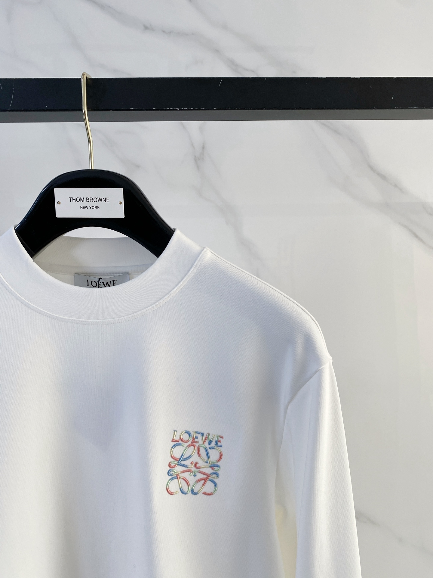 罗意威 精品打底衫 贸易公司订单 25SS 秋冬新款意式轻奢男士休闲长袖打底衫长袖 T恤 卫衣平整的抗皱