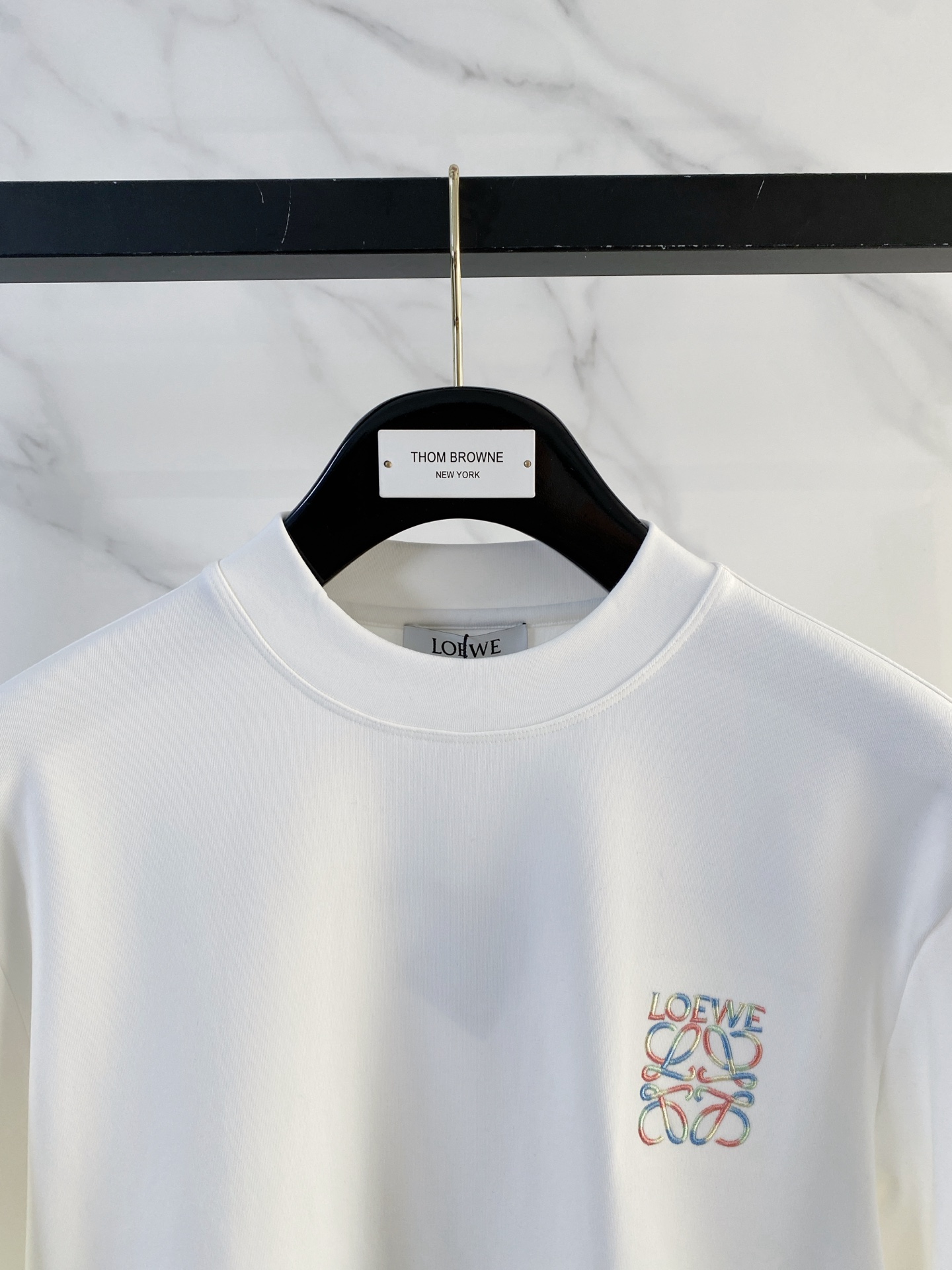 罗意威 精品打底衫 贸易公司订单 25SS 秋冬新款意式轻奢男士休闲长袖打底衫长袖 T恤 卫衣平整的抗皱