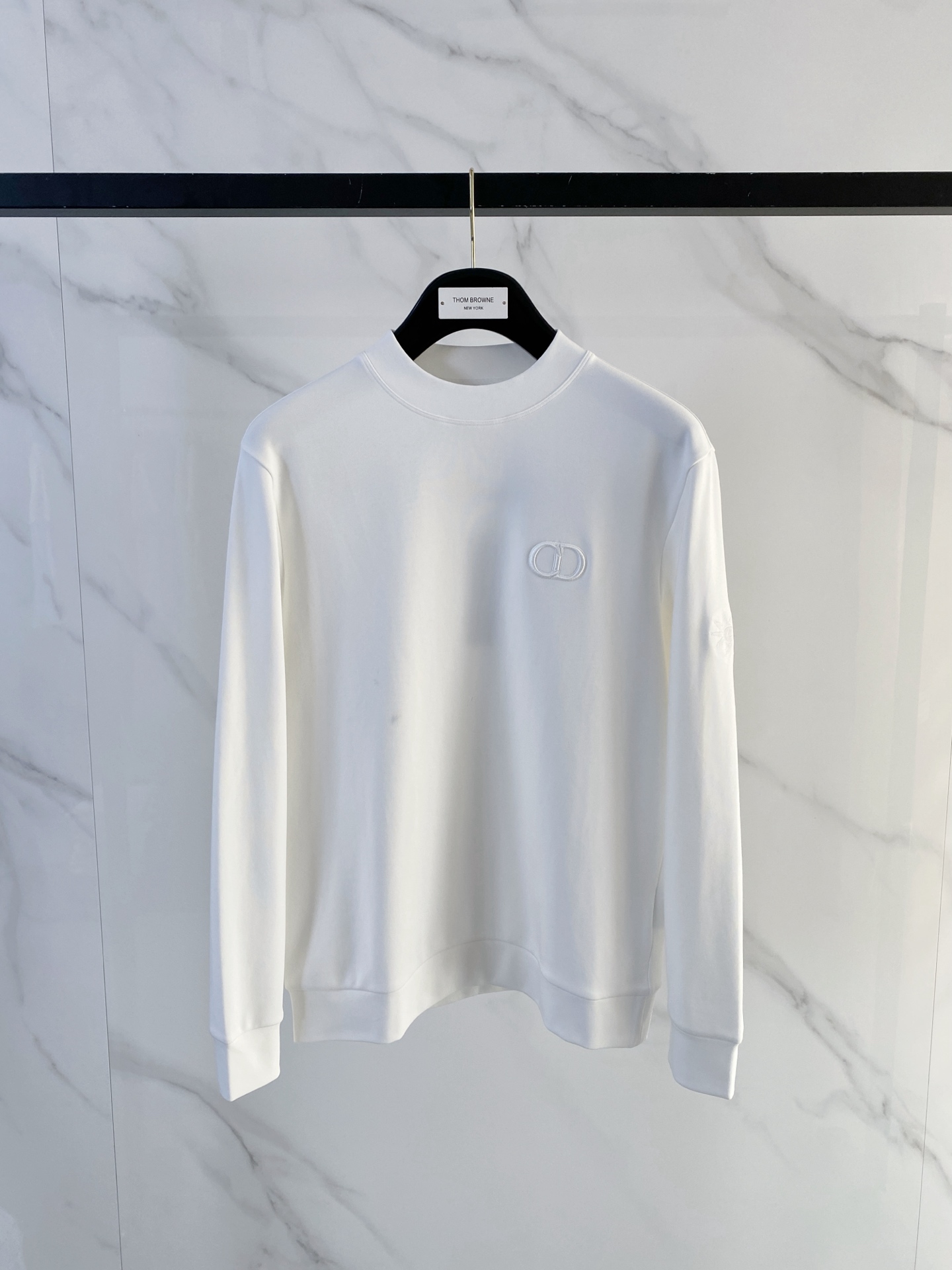 迪奥 精品打底衫 贸易公司订单 25SS 秋冬新款意式轻奢男士休闲长袖打底衫长袖 T恤 卫衣平整的抗皱性