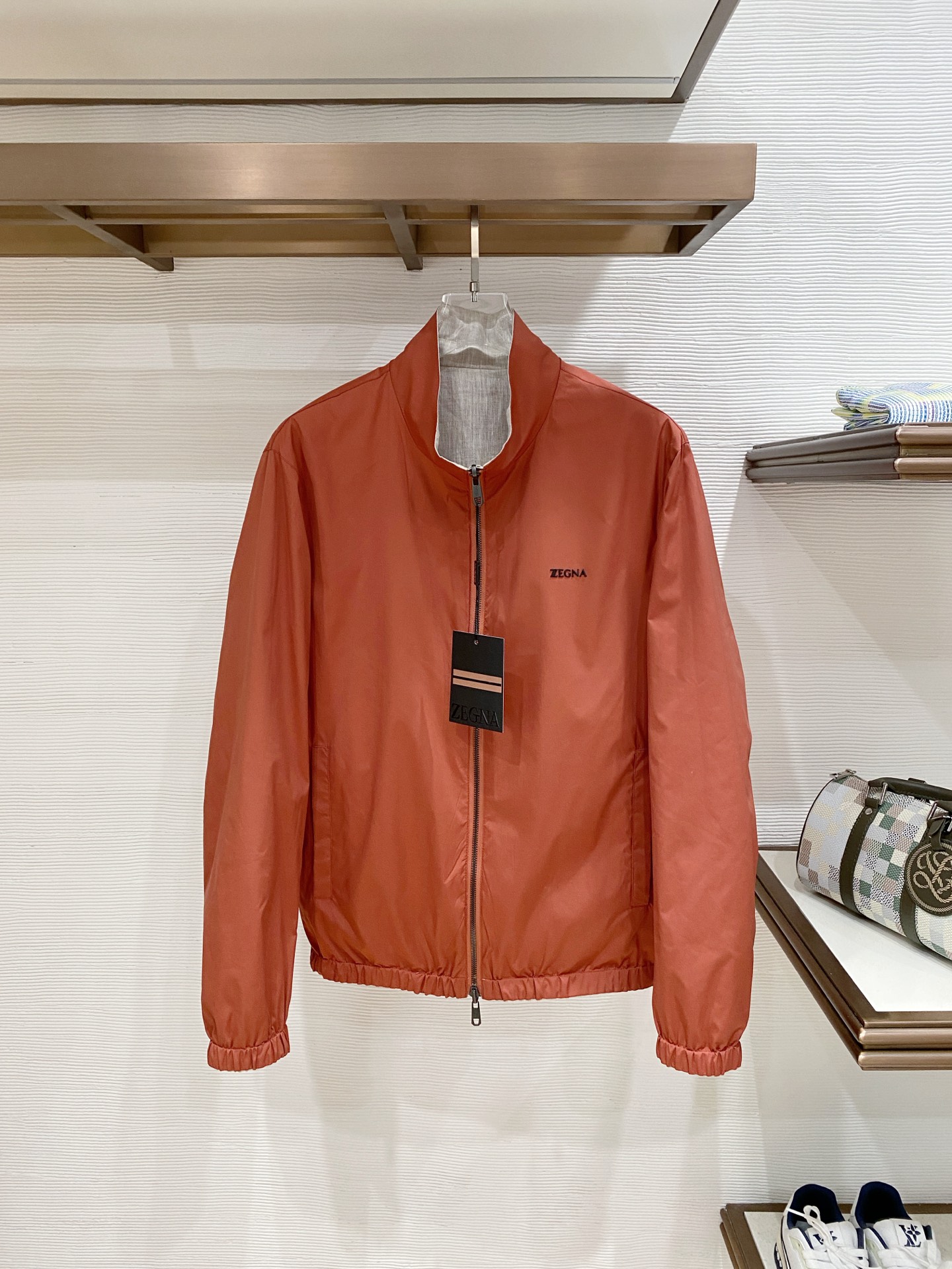 杰尼亚 2025秋冬新款双面夹克 外套 原版1:1订制五金配件全进口原版定制 欢迎专柜对比 绝对的高品质