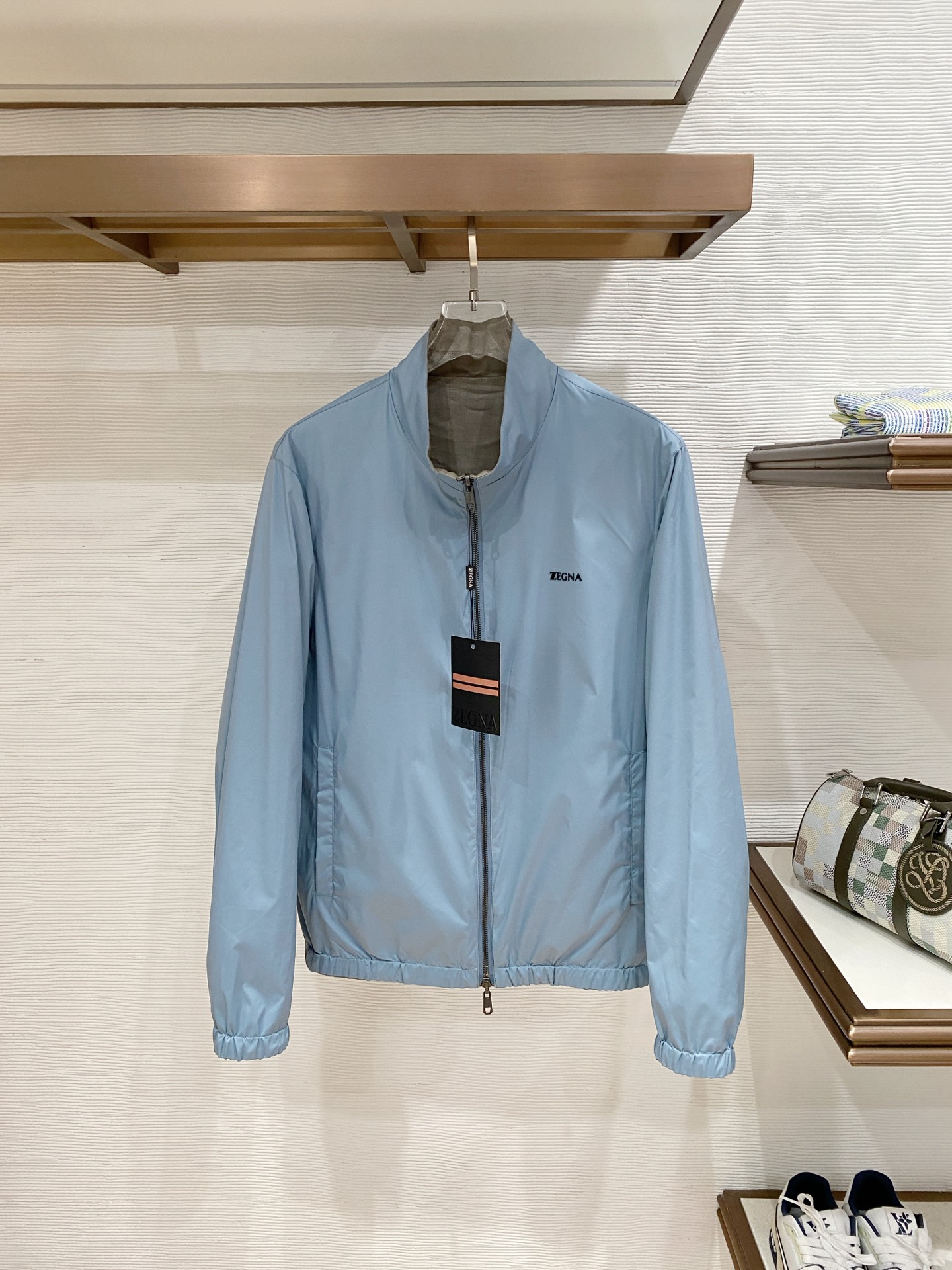 杰尼亚 2025秋冬新款双面夹克 外套 原版1:1订制五金配件全进口原版定制 欢迎专柜对比 绝对的高品质