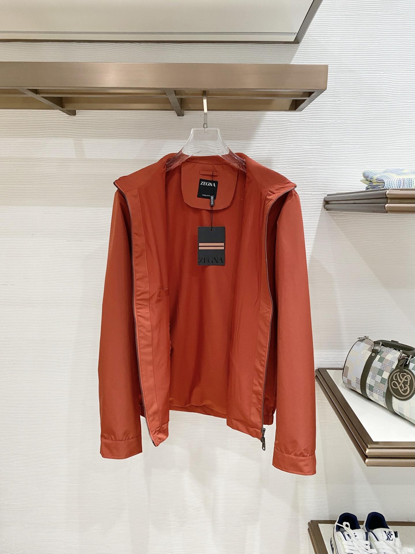 杰尼亚 2025秋冬新款双面夹克 外套 原版1:1订制五金配件全进口原版定制 欢迎专柜对比 绝对的高品质