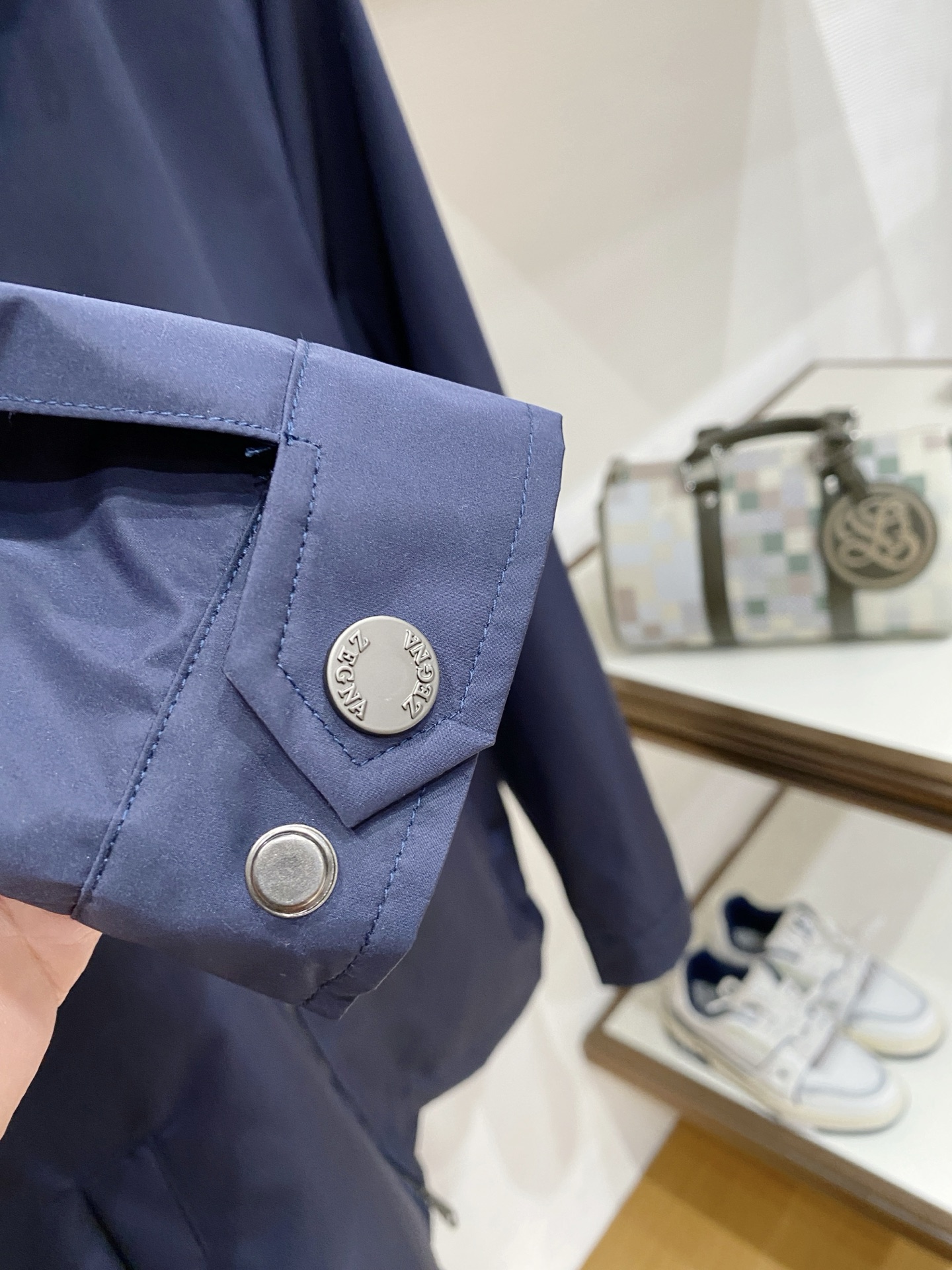 杰尼亚 2025秋冬新款双面夹克 外套 原版1:1订制五金配件全进口原版定制 欢迎专柜对比 绝对的高品质