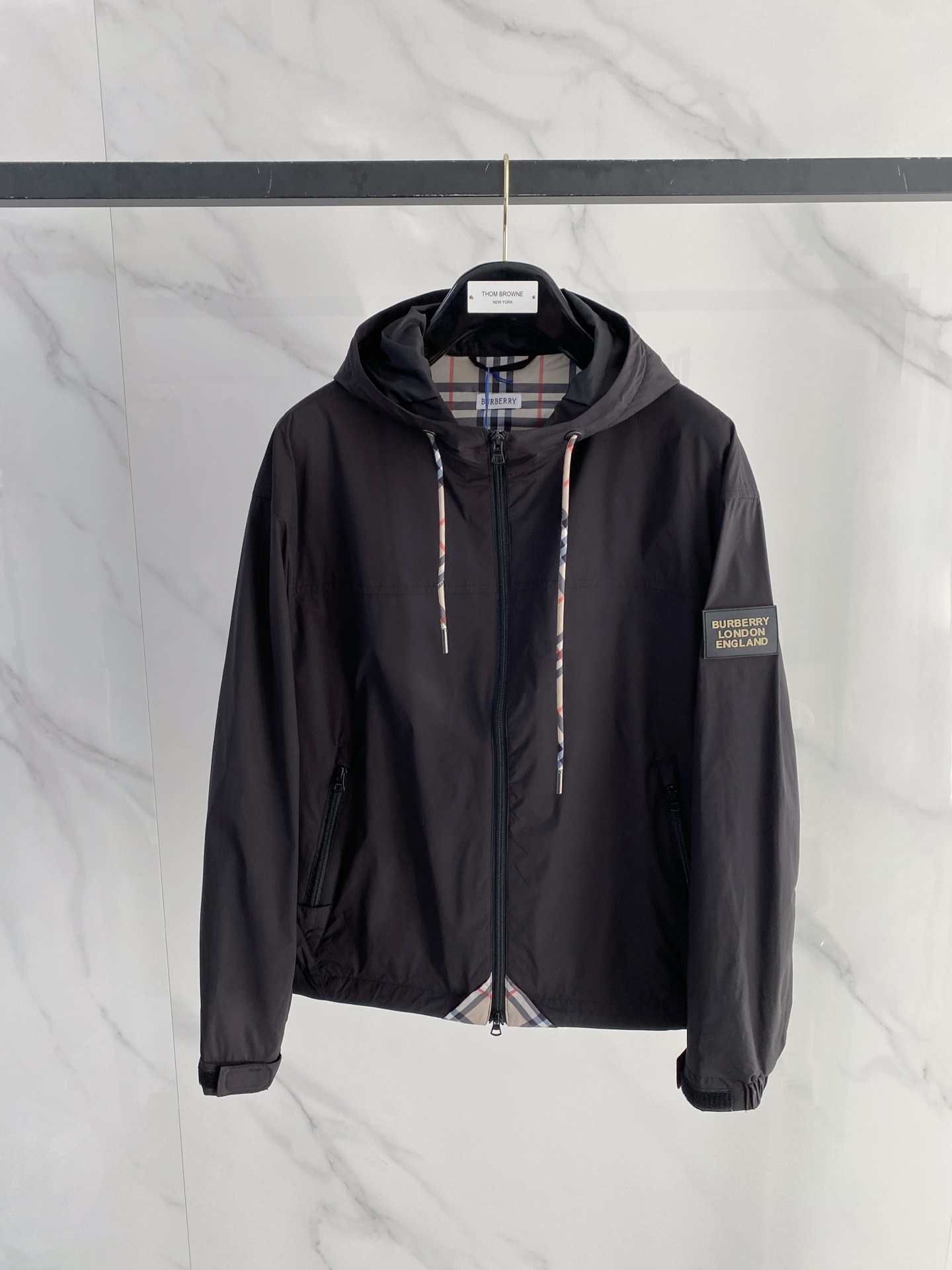 Burberry 巴宝莉 2026ss春季新款连帽夹克外套全高端版本！高定专柜面料辅料，透气舒适度高，细