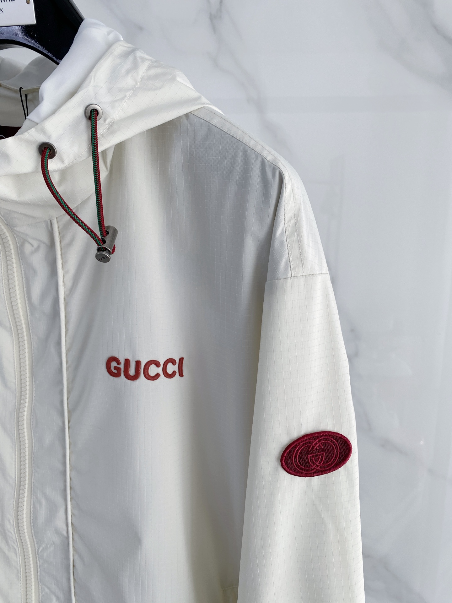Gucci 古奇 2026ss春季新款连帽夹克外套全高端版本！高定专柜面料辅料，透气舒适度高，细节无可挑