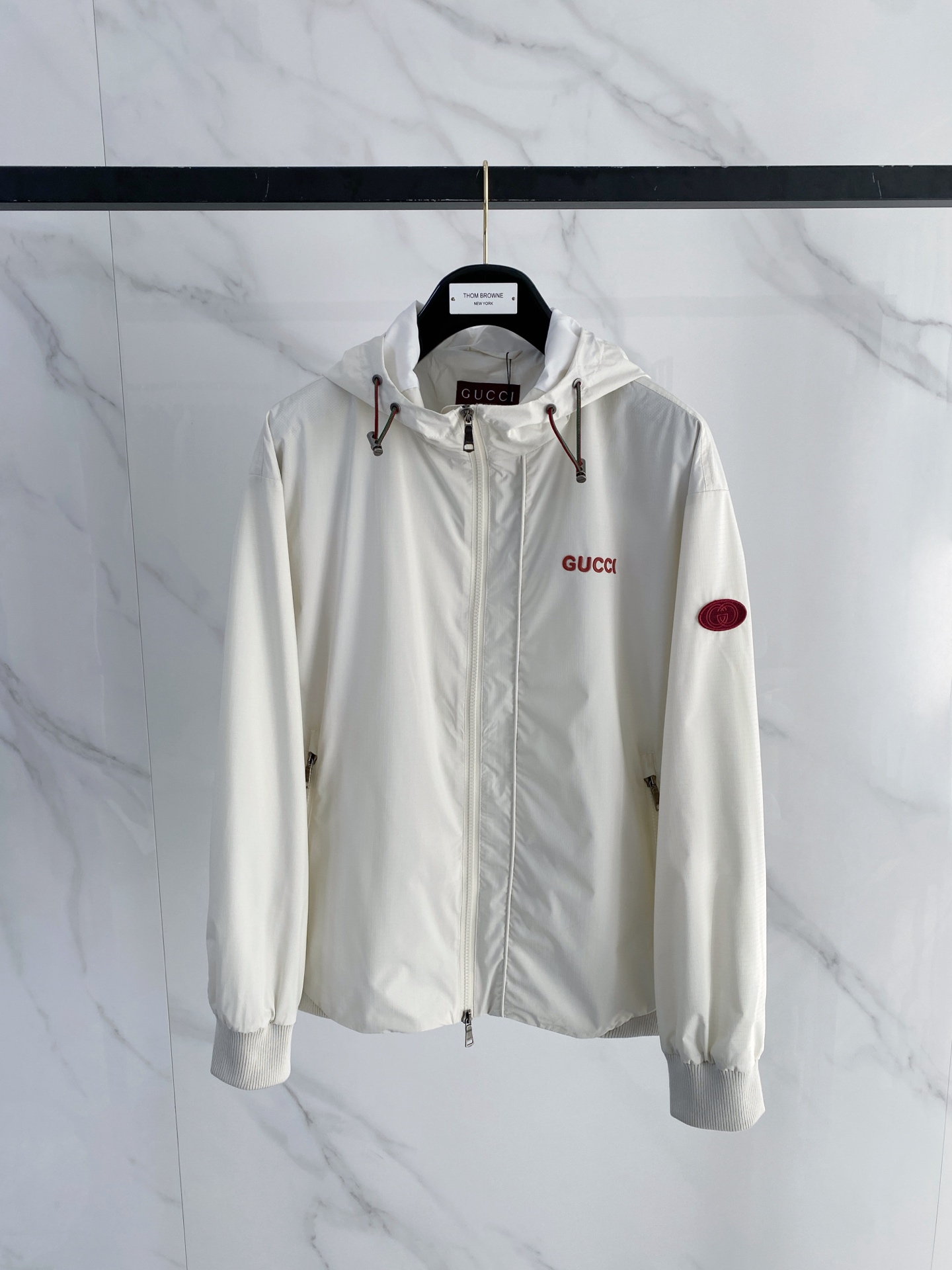 Gucci 古奇 2026ss春季新款连帽夹克外套全高端版本！高定专柜面料辅料，透气舒适度高，细节无可挑