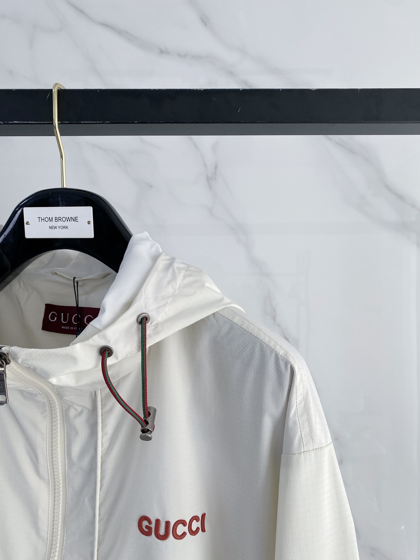 Gucci 古奇 2026ss春季新款连帽夹克外套全高端版本！高定专柜面料辅料，透气舒适度高，细节无可挑