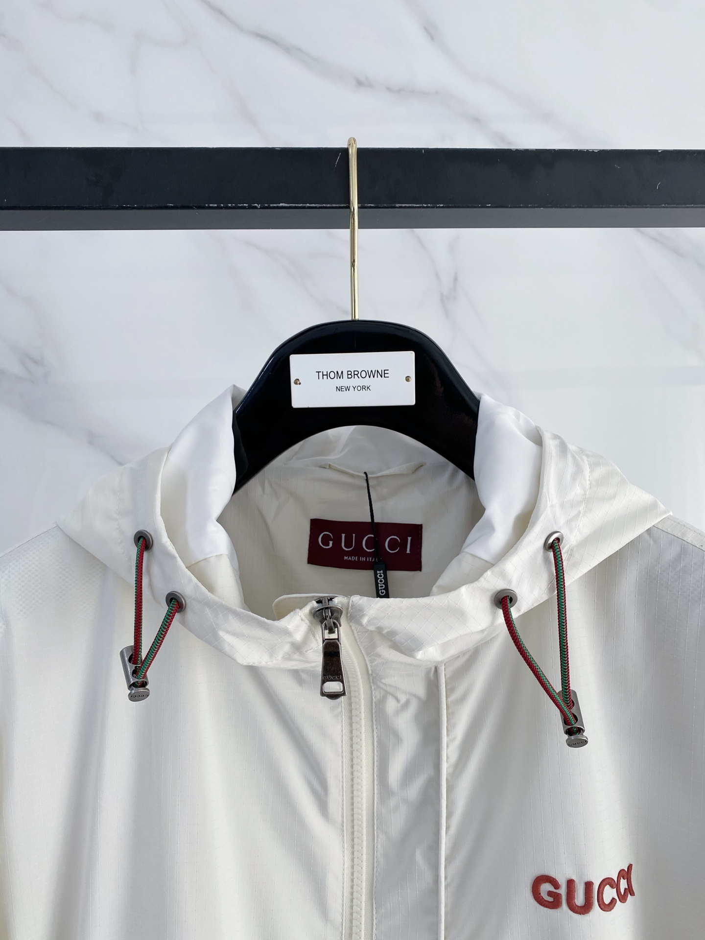 Gucci 古奇 2026ss春季新款连帽夹克外套全高端版本！高定专柜面料辅料，透气舒适度高，细节无可挑