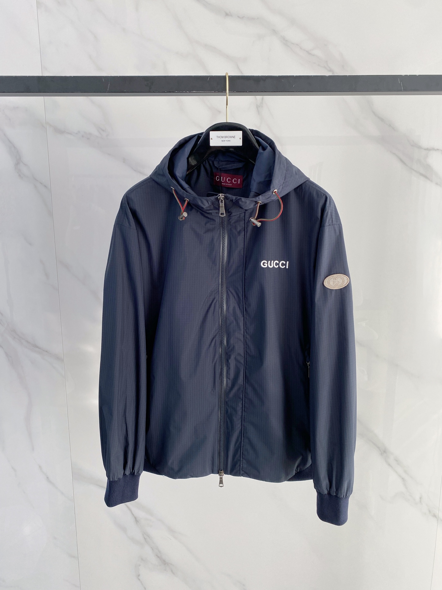 Gucci 古奇 2026ss春季新款连帽夹克外套全高端版本！高定专柜面料辅料，透气舒适度高，细节无可挑