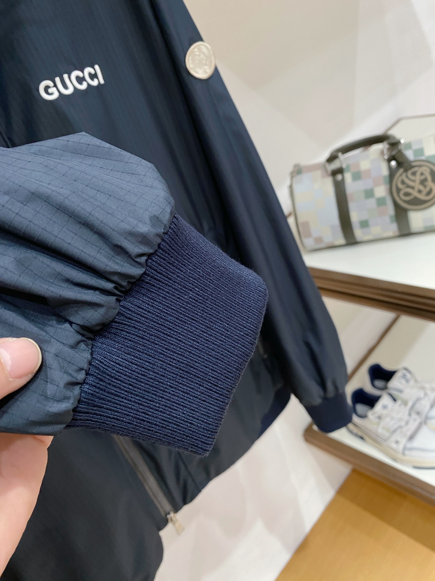 Gucci 古奇 2026ss春季新款连帽夹克外套全高端版本！高定专柜面料辅料，透气舒适度高，细节无可挑