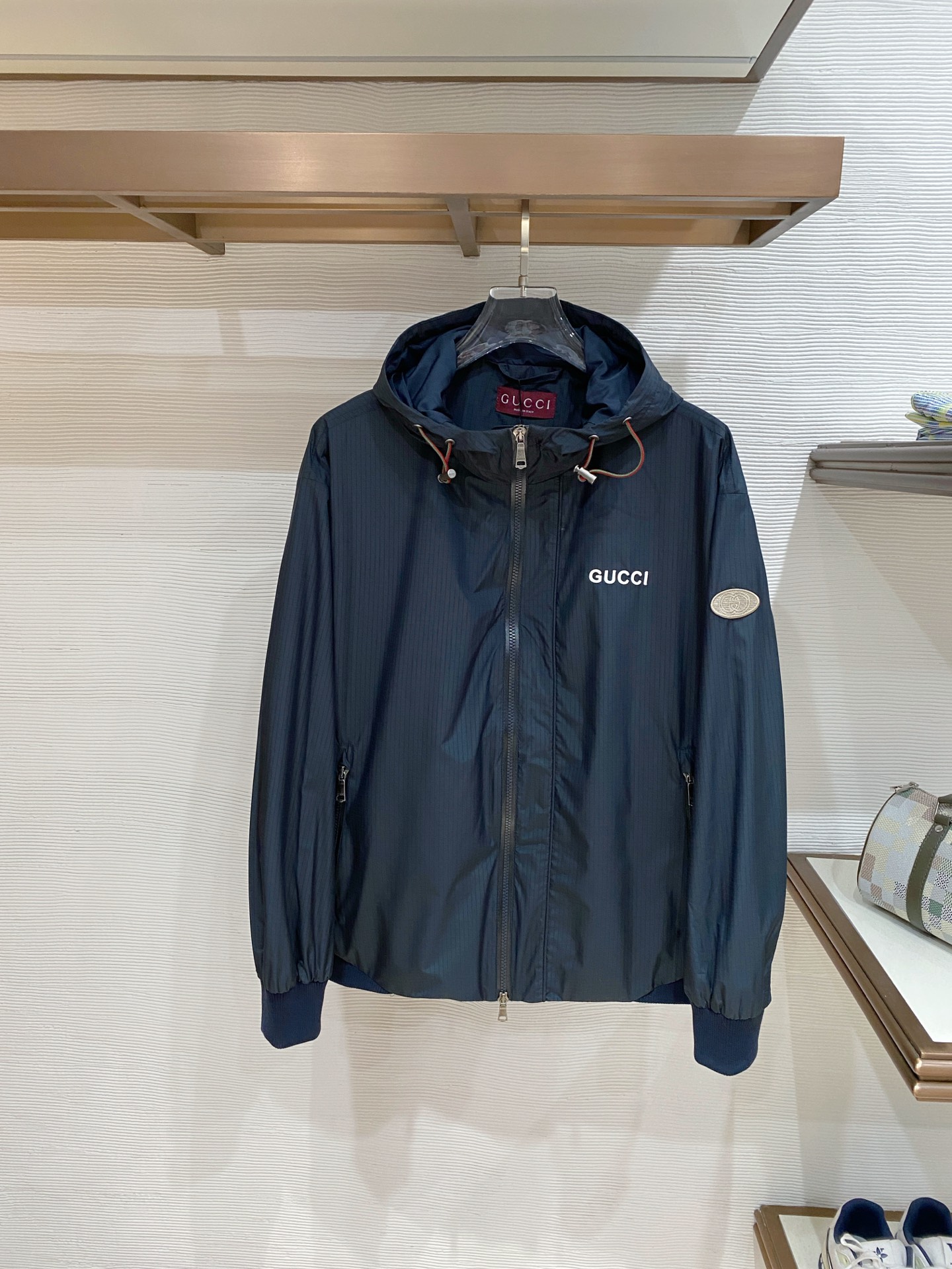 Gucci 古奇 2026ss春季新款连帽夹克外套全高端版本！高定专柜面料辅料，透气舒适度高，细节无可挑